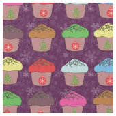 Weihnachtskuchen Stoff (Nahaufnahme)
