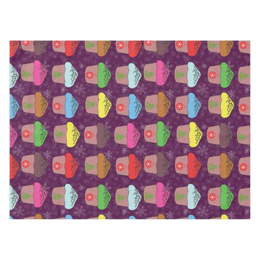 Weihnachtskuchen Tischdecke (Vorderseite (Horizontal))