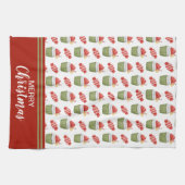 Weihnachtskuchen und -kandies geschirrtuch (Horizontal)