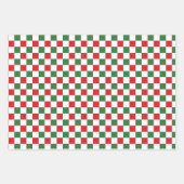 Weihnachtskuchen-Verpackungspapier-Set mit 3 Muste Geschenkpapier Set (Vorderseite 2)