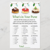 Weihnachtskuchen Was ist in Ihrem Geldbeutel? (Vorderseite)