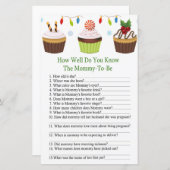 Weihnachtskuchen wie gut Sie wissen, Baby-Dusche (Vorne/Hinten)