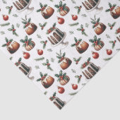 Weihnachtskuchenmuster Seidenpapier (Detail)