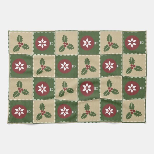 Weihnachtsküchentuch Geschirrtuch (Horizontal)