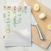 Weihnachtsküchentuch Geschirrtuch (Viertel Falte)