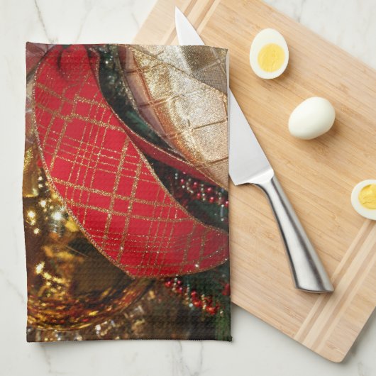 Weihnachtsküchentuch Küchentuch (Viertel Falte)