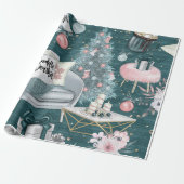 Weihnachtskuddle Wetter Geschenkpapier (Ungerollt)