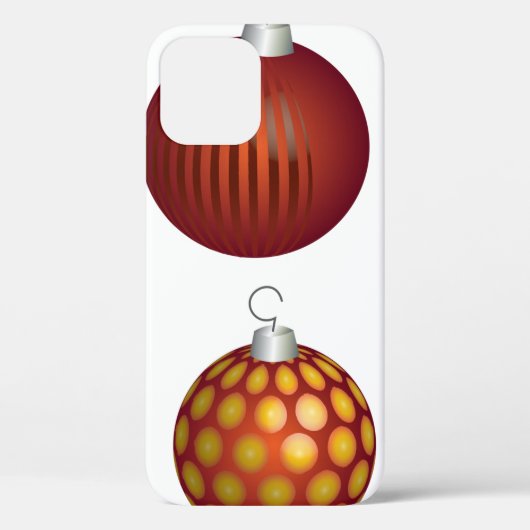 Weihnachtskugel Dekoration Case-Mate iPhone Hülle (Rückseite)