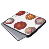 Weihnachtskugel Dekoration Laptopschutzhülle (Vorne Knopf)