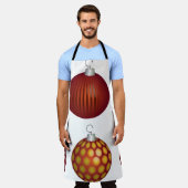 Weihnachtskugel Dekoration Schürze (Getragen)