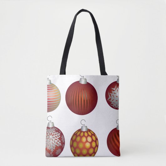 Weihnachtskugel Dekoration Tasche (Vorderseite)