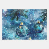 Weihnachtskugel Geschenkpapier Set (Vorderseite 2)