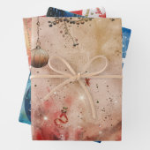 Weihnachtskugel Geschenkpapier Set (Beispiel)