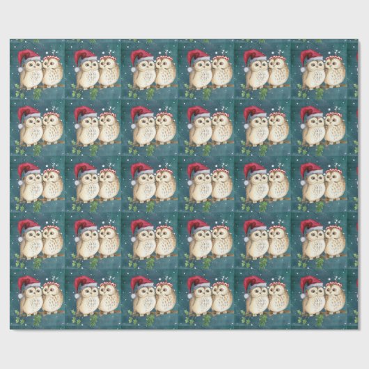 Weihnachtskugel Muster Geschenkpapier (Flach)