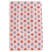 Weihnachtskugeln Mittlere Geschenktüte (Rückseite)