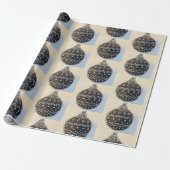 Weihnachtskugelumschlagpapier Geschenkpapier (Ungerollt)