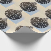 Weihnachtskugelumschlagpapier Geschenkpapier (Ecke)