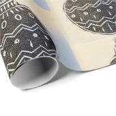 Weihnachtskugelumschlagpapier Geschenkpapier (Rolleneckpunkt)