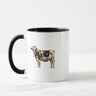 Weihnachtskuh Bauernhof Liebhaber Niedlich Santa F Tasse