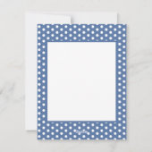 Weihnachtskuh Feiertagskarte (Rückseite)