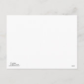 Weihnachtskuh Feiertagspostkarte (Rückseite)