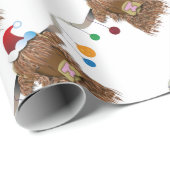 Weihnachtskuh Geschenkpapier (Rolleneckpunkt)