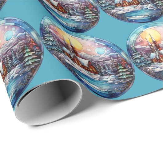 Weihnachtskuh Geschenkpapier (Rolleneckpunkt)