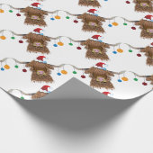 Weihnachtskuh Geschenkpapier (Ecke)