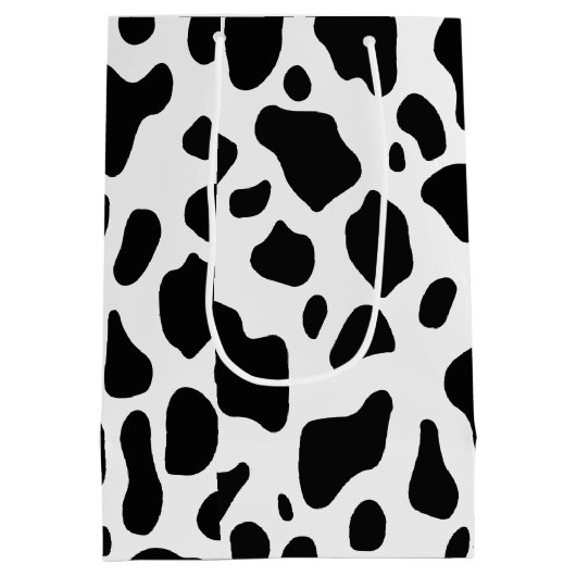 Weihnachtskuh-Geschenktasche Mittlere Geschenktüte (Rückseite)