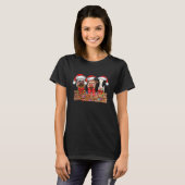 Weihnachtskuh Highland Mooey Weihnachten T-Shirt (Vorne ganz)