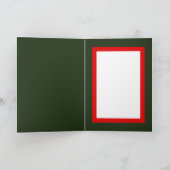 Weihnachtskuh hinzufügen Grußkarte Karte (Innenseite)