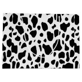 Weihnachtskuh Holiday große Geschenktasche Große Geschenktüte (Rückseite)