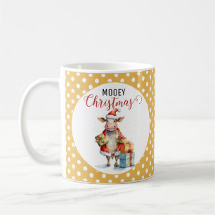 Weihnachtskuh Kaffeetasse