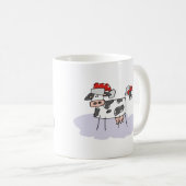 Weihnachtskuh Kaffeetasse (VorderseiteRechts)
