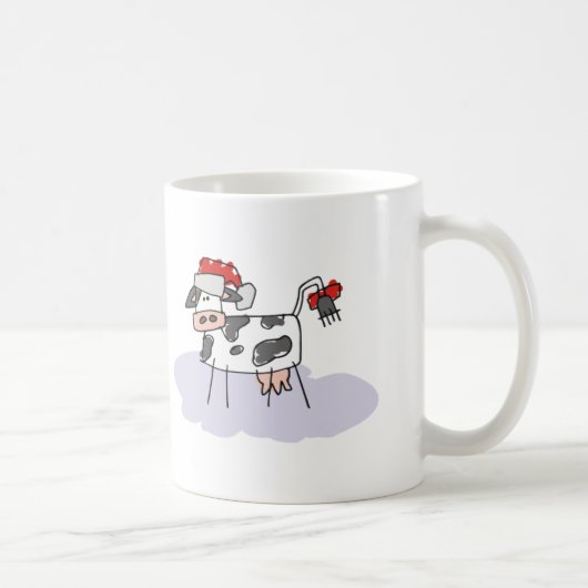 Weihnachtskuh Kaffeetasse (Rechts)