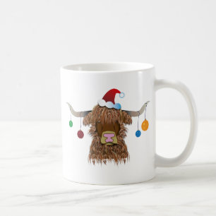 Weihnachtskuh Kaffeetasse