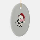 Weihnachtskuh Keramikornament (Rechts)