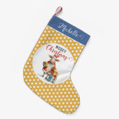 Weihnachtskuh Kleiner Weihnachtsstrumpf (Vorderansicht (hängend))