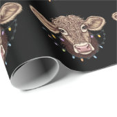 Weihnachtskuh Lover Lights Farm Bauer Xmas Geschenkpapier (Rolleneckpunkt)