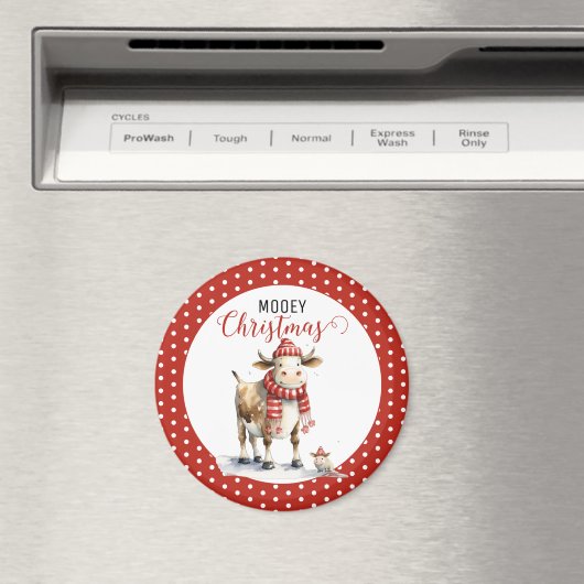 Weihnachtskuh Magnet (In Situ (Geschirrspüler))