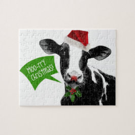 Weihnachtskuh - Moory Weihnachten! Puzzle