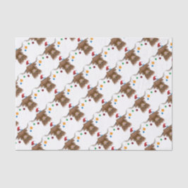 Weihnachtskuh Seidenpapier