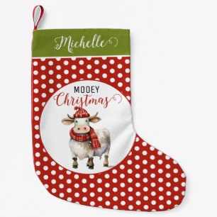 Weihnachtskuh Wortspiel Kleiner Weihnachtsstrumpf