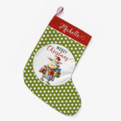 Weihnachtskuh-Wortspiel Kleiner Weihnachtsstrumpf (Vorderansicht (hängend))