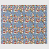 Weihnachtskuh Wrapping Papier Geschenkpapier (Flach)