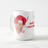 Weihnachtskühe 15 0z Klassische Tasse (Vorderseite Links)