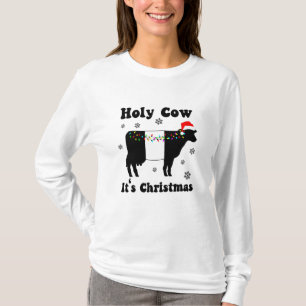 Weihnachtskühe Beltie Belted Galloway Geschenk T- T-Shirt