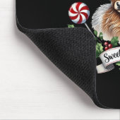 Weihnachtskühe Candy Canes Vintag Heifer Mousepad (Ecke)