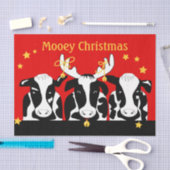 Weihnachtskühe Decoupage Seidenpapier (Handwerk)