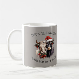 Weihnachtskühe Farmhaus Land Rustikal  Kaffeetasse